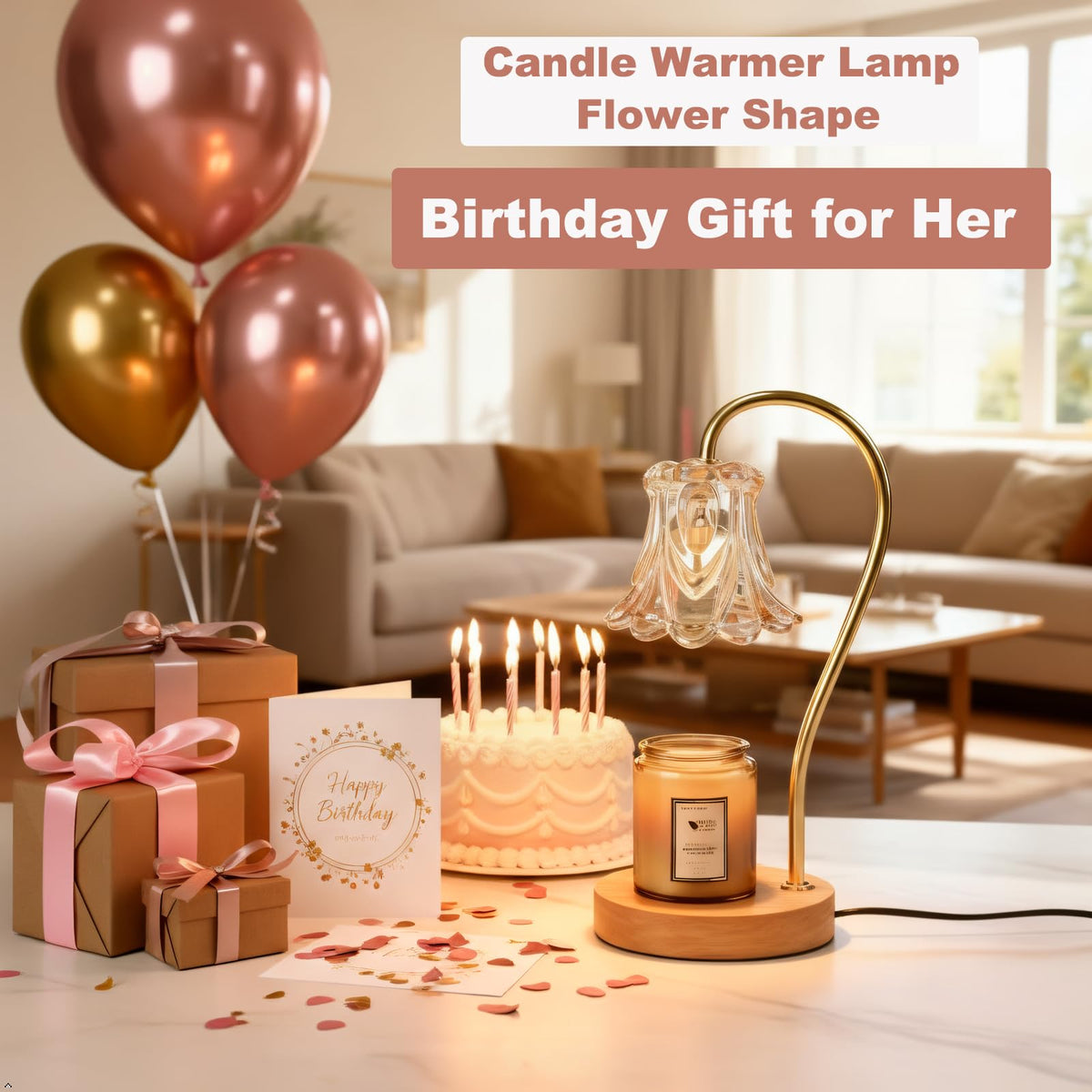 Candle Warmer Lamp with Timer Dimmable B155