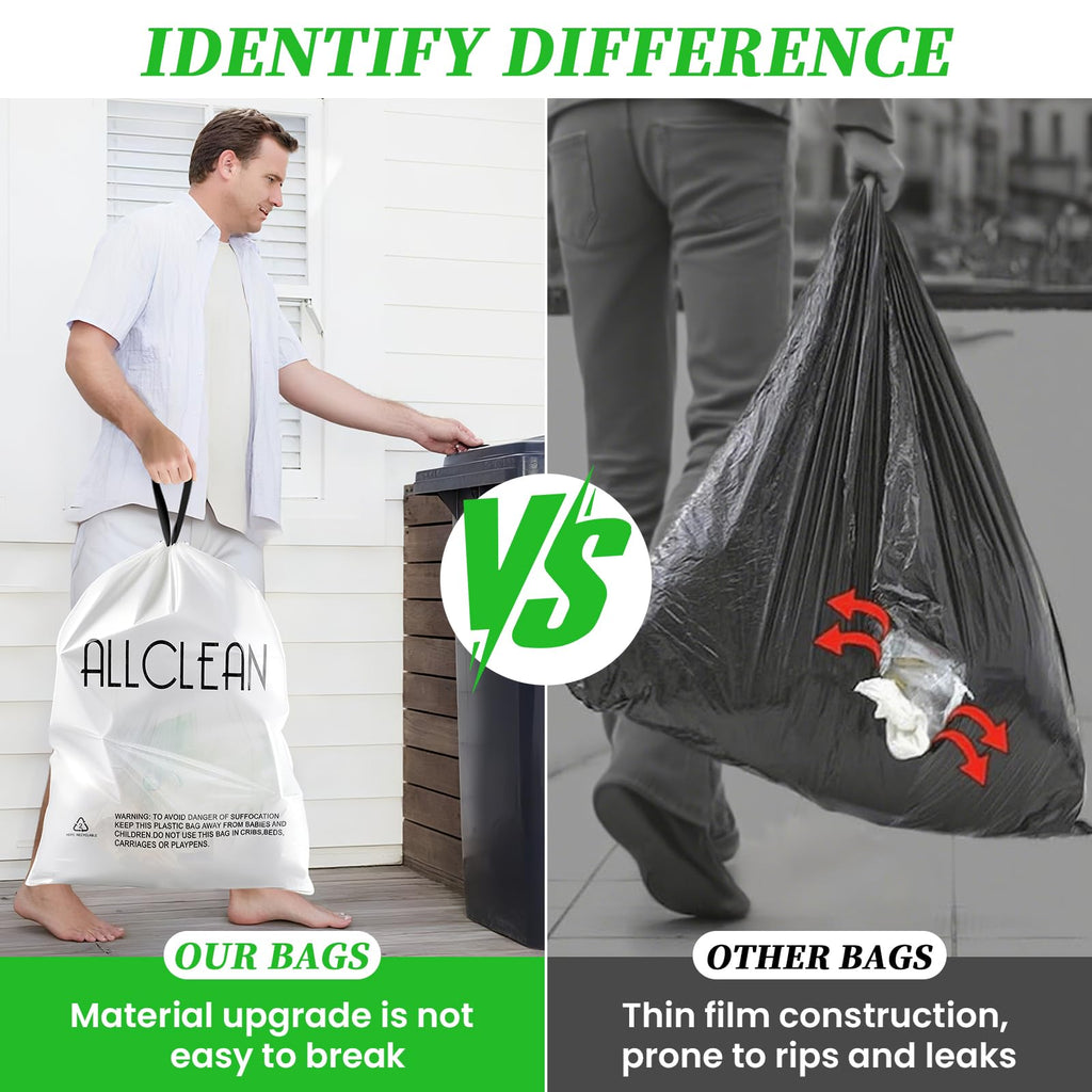 15 Gallon Drawstring Tall Kitchen Trash Bags B11648