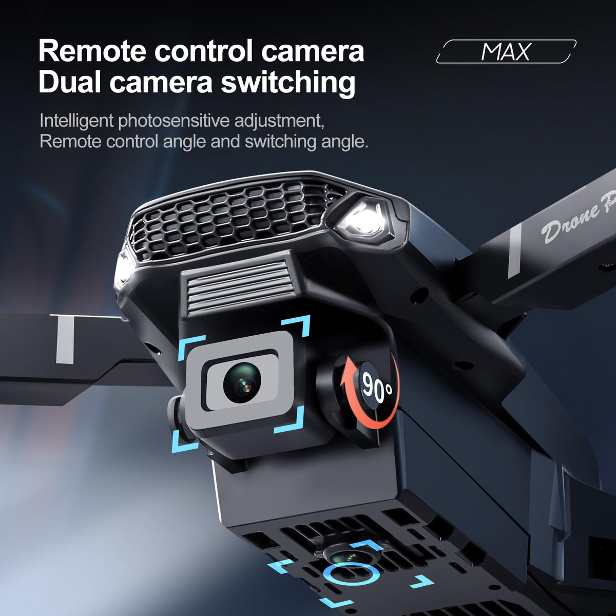 Foldable RC Drone with 720P HD Dual Camera Z46744