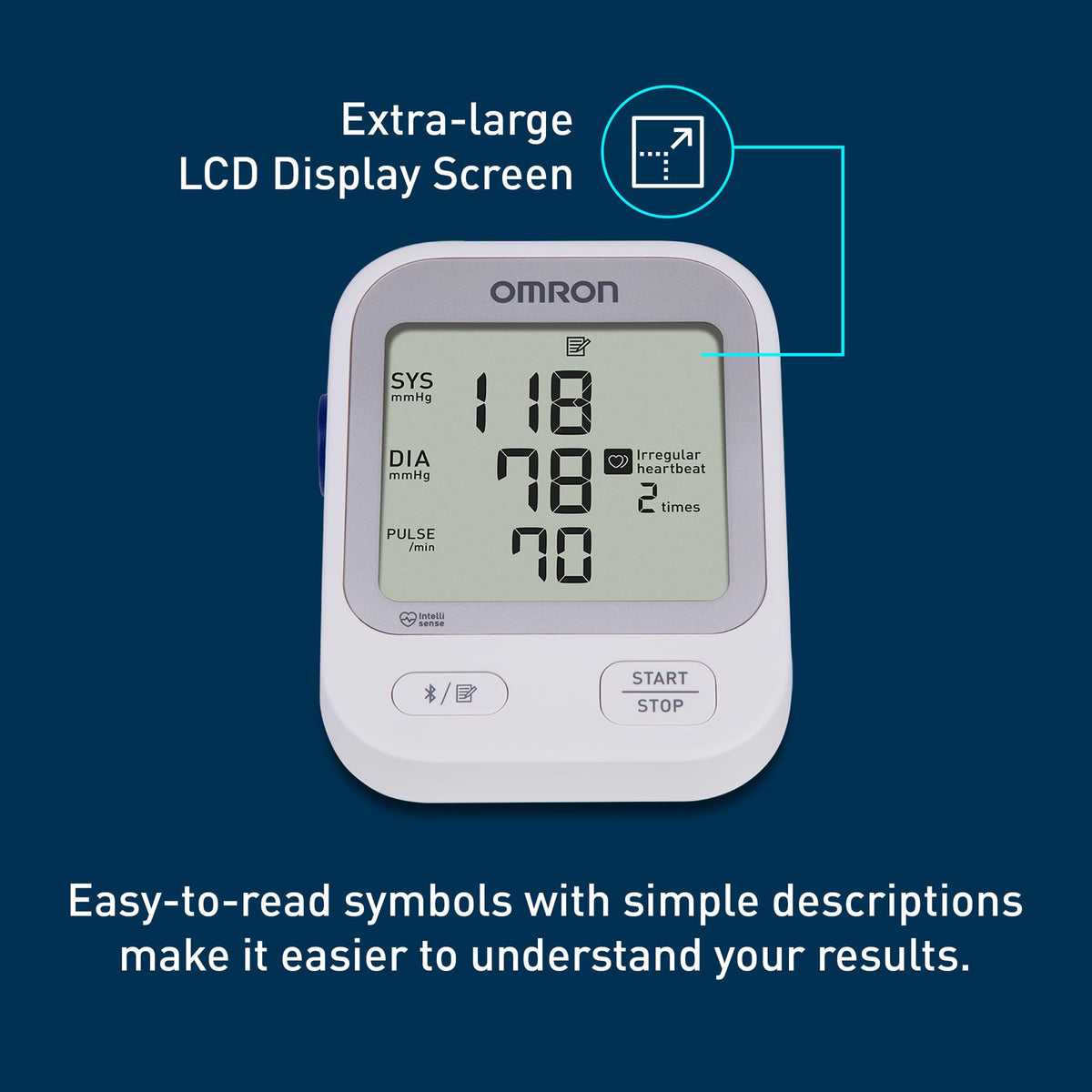Silver Upper Arm Blood Pressure Monitor S8582