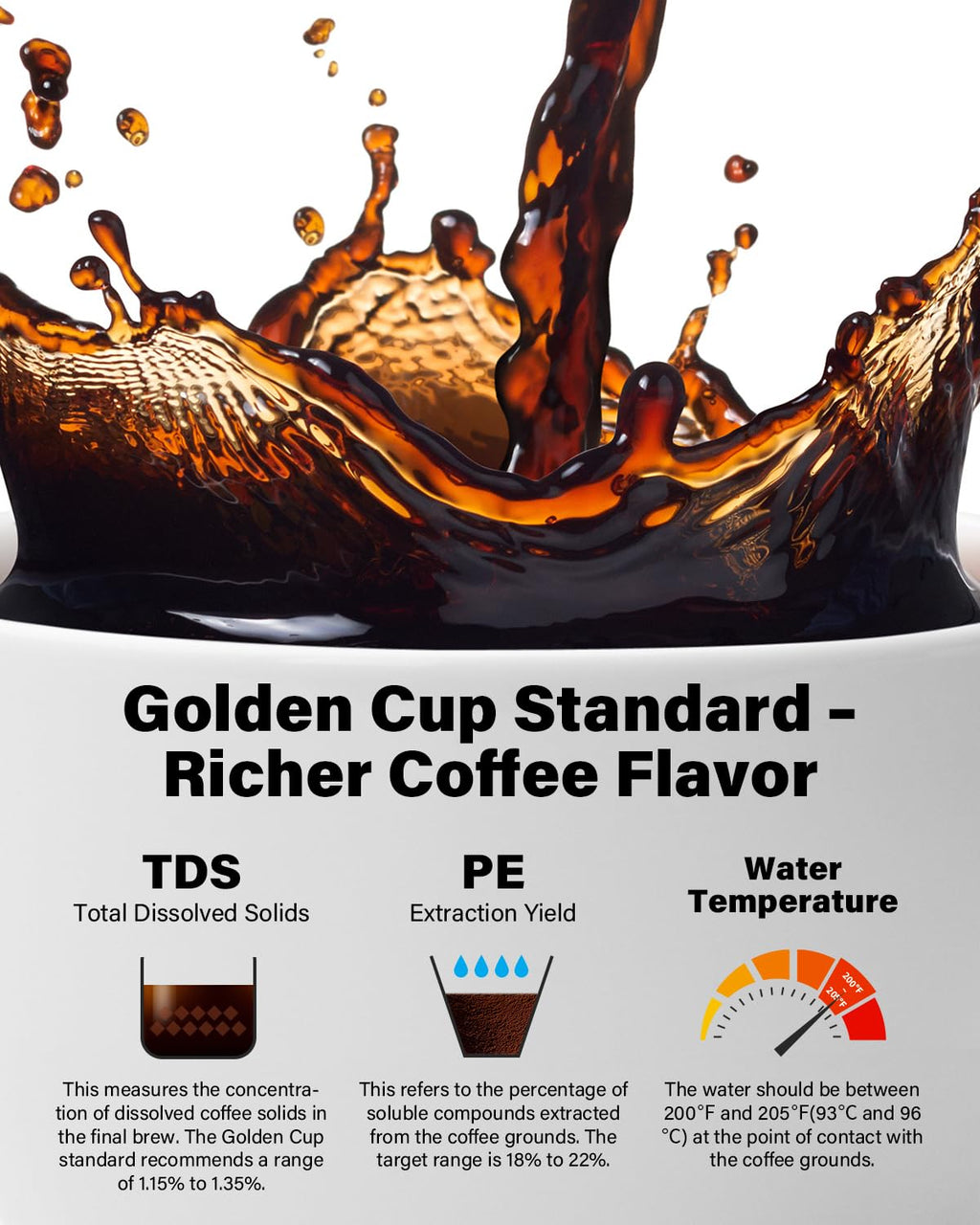8 Cup Drip Coffee Maker with Reusable Filter and Glass Pot Y884