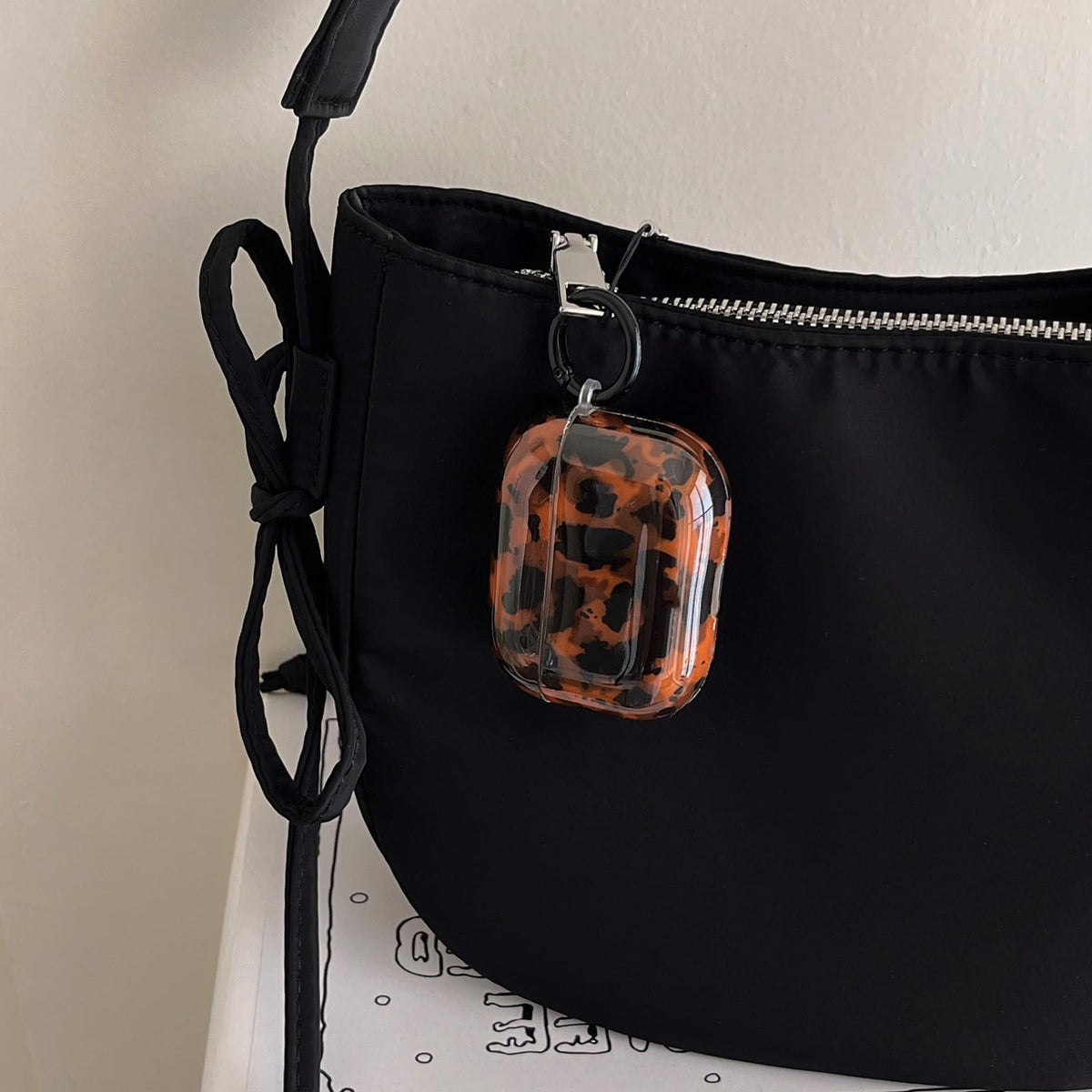 Leopard Cheetah Print AirPods 3rd Generation Case with Keychain O907134
