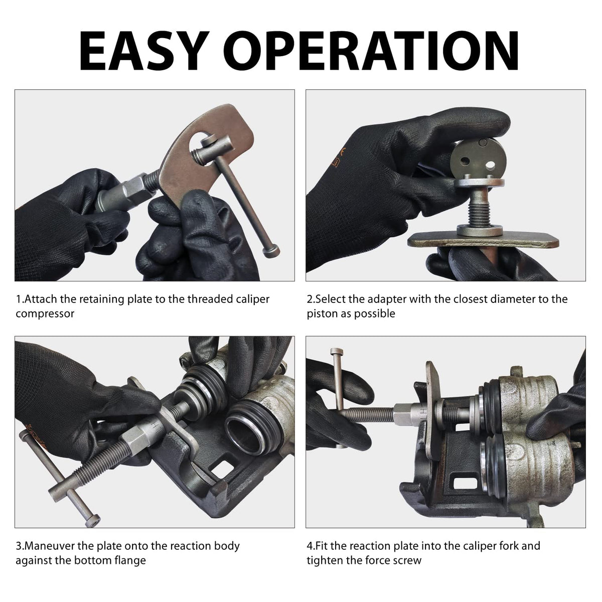 22 PCS Brake Caliper Press Tool Kit F939893