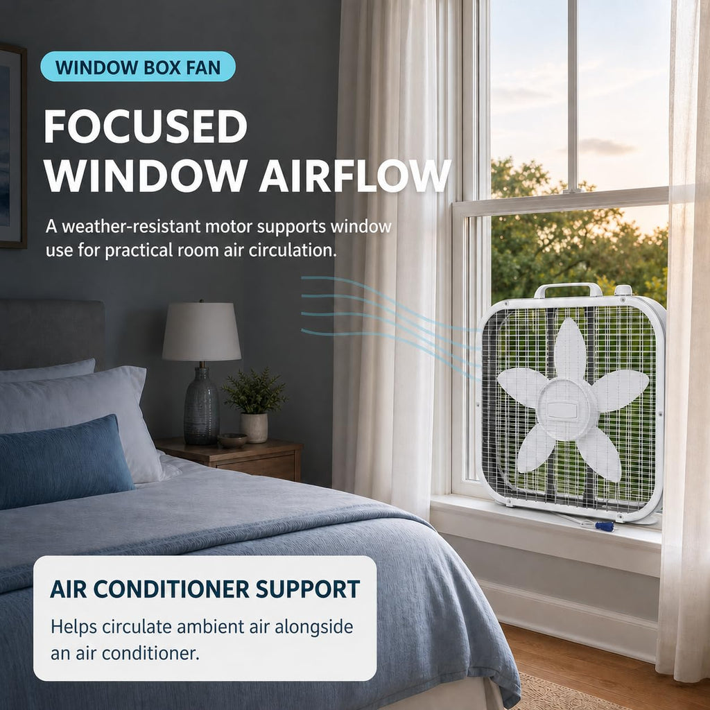 20-Inch 3 Speed Box Fan H2288