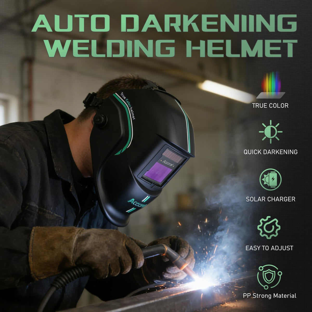 Auto-Darkening Welding Helmet I9311