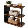 3-Tier Narrow Industrial End Table I717