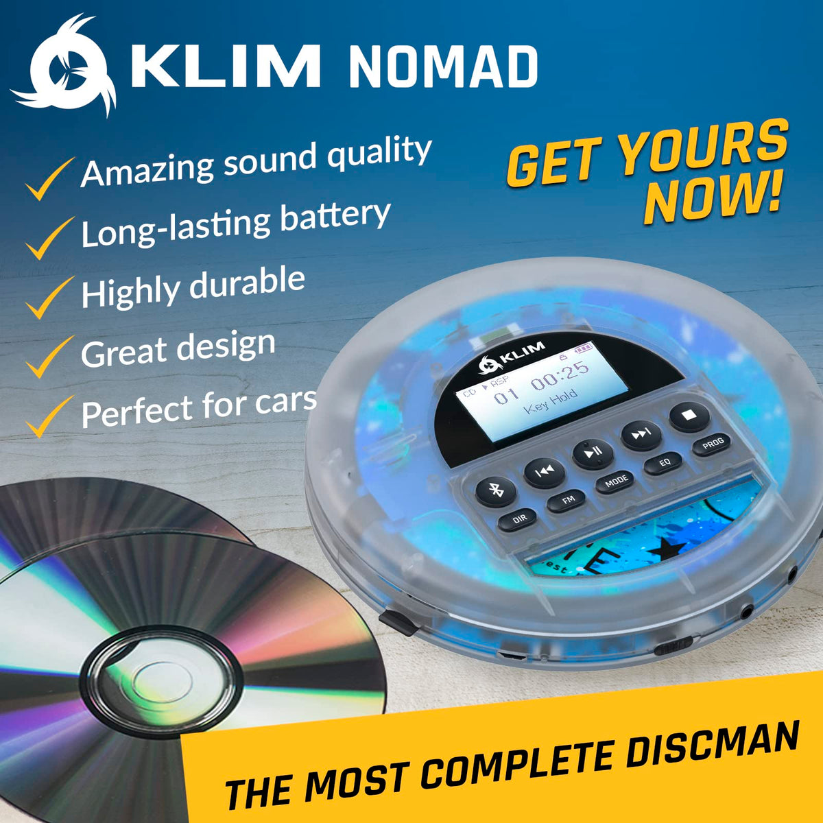 Portable CD Player with Headphones Z4244