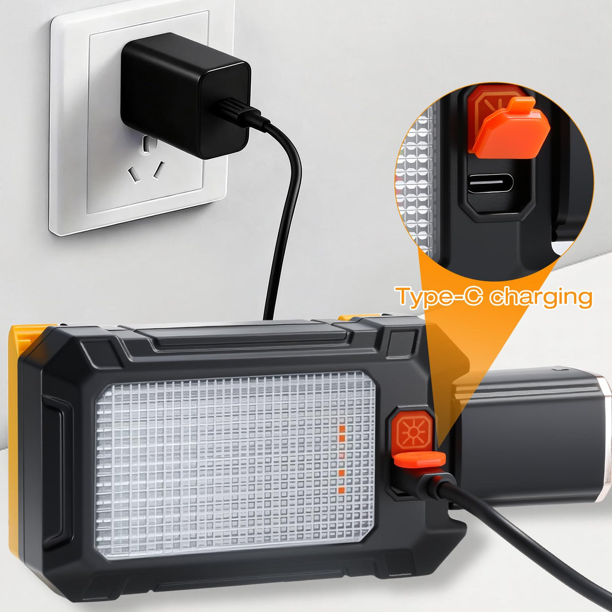 LED Rechargeable Magnetic Work Light 1000 Lumens 5 Mode 1 Pack Y718664