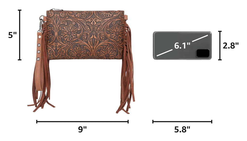 Crossbody Bag Wristlet Clutch Purse P9306