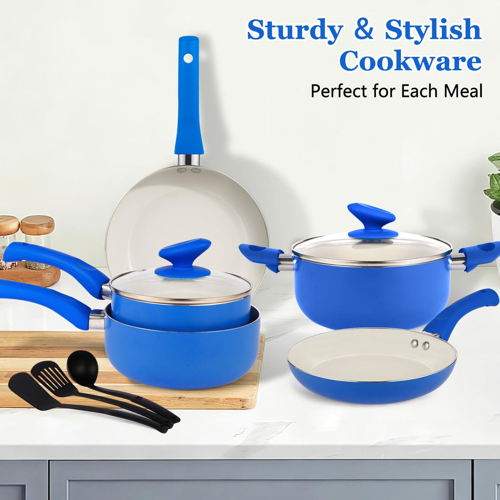 Ceramic Nonstick 12 Piece Cookware Set Z45280
