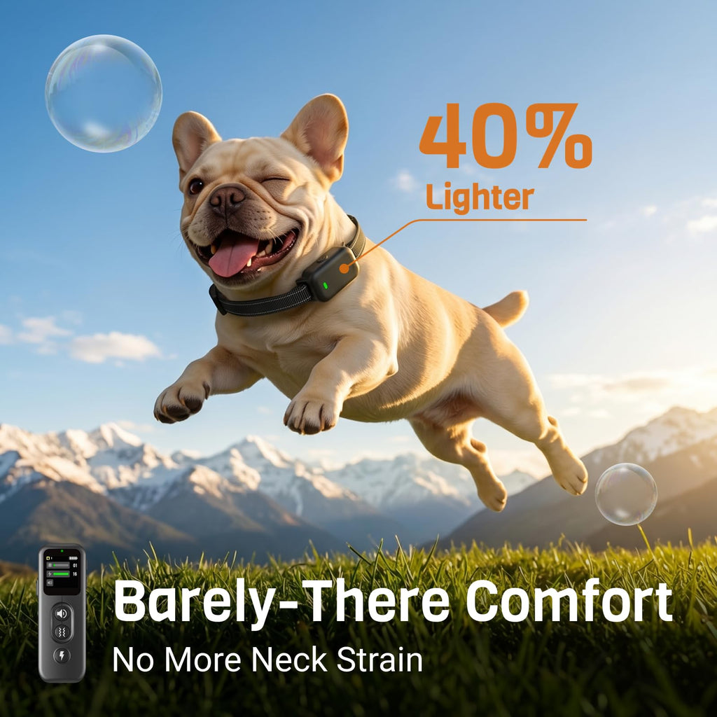 Ultra-Small IPX8 Dog Training Collar with Beep & Vibration & Shock O5812