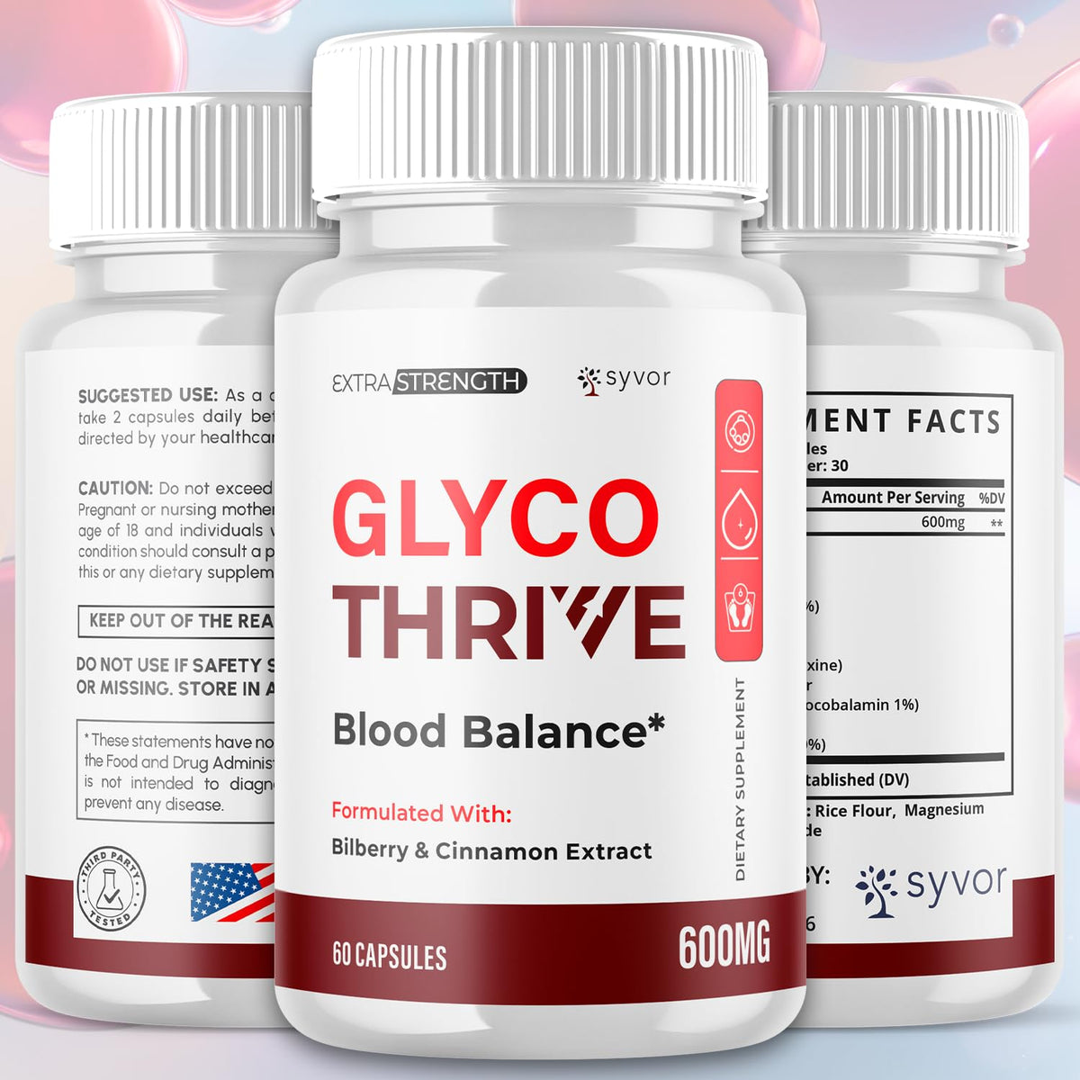 5 Pack 300 Capsules X898