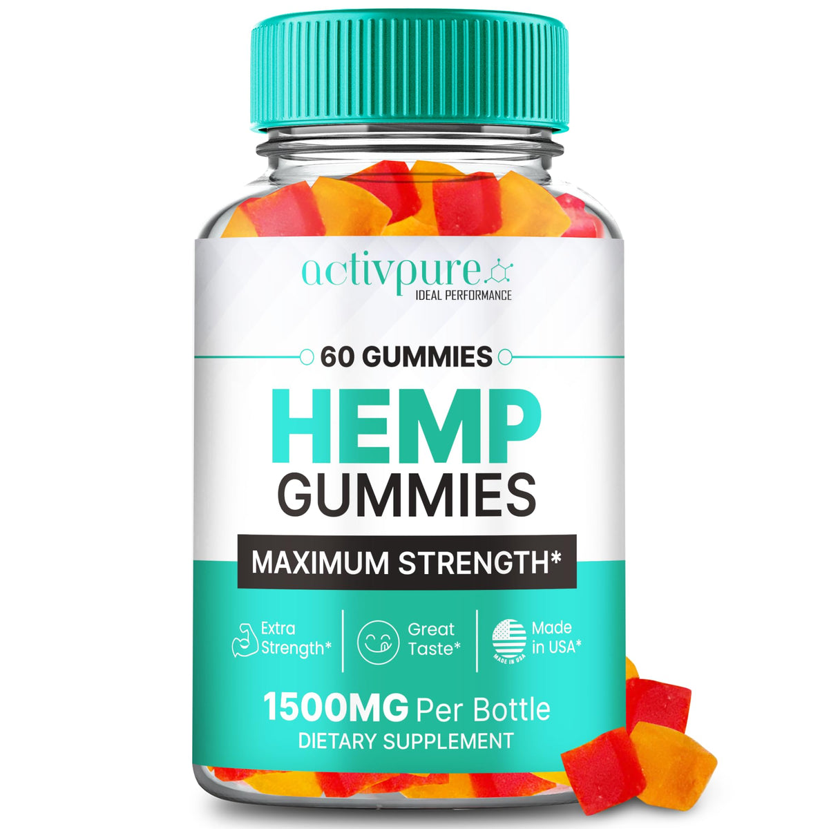 Hemp Gummies 60 Gummies C85320