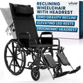 Reclining Wheelchair with Elevating Leg Rests V418