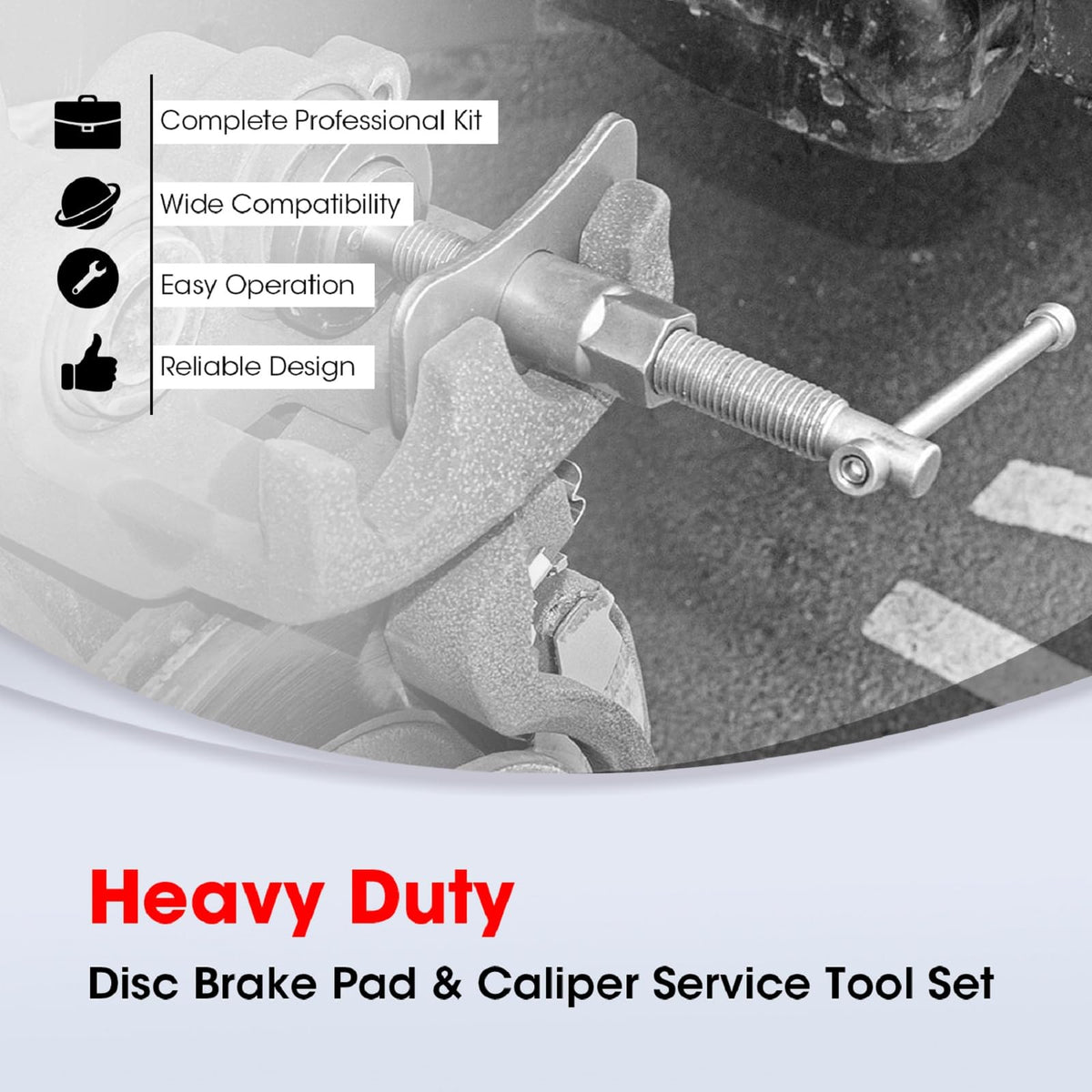 22 PCS Brake Caliper Press Tool Kit F939893