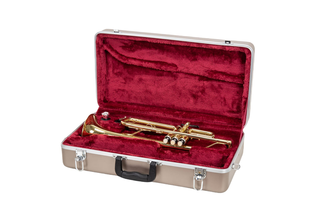 ABS Trumpet Case with Burgundy Velvet Interior S719252
