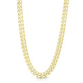 14k Yellow Gold Cuban Link Chain Necklace U90082