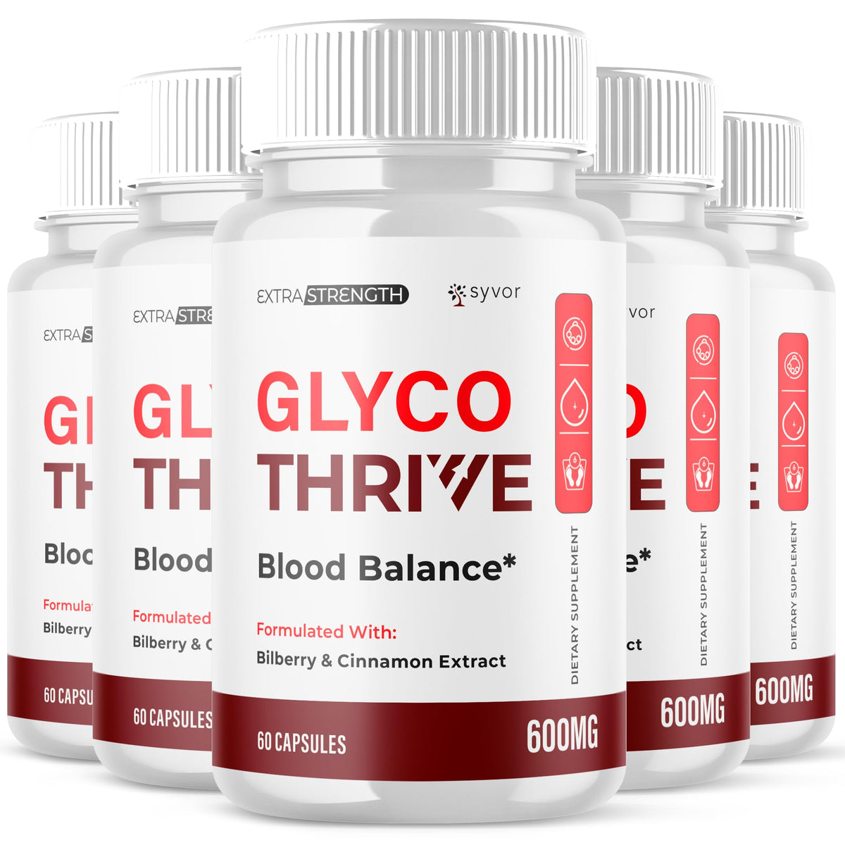 5 Pack 300 Capsules X898