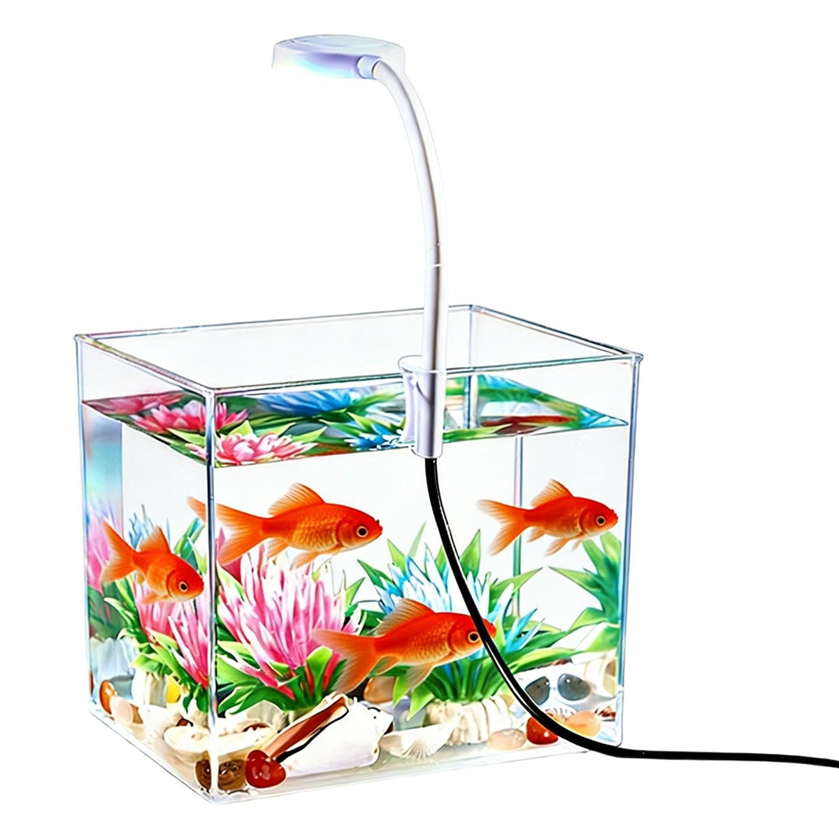 Small Aquarium with LED Lights V2738