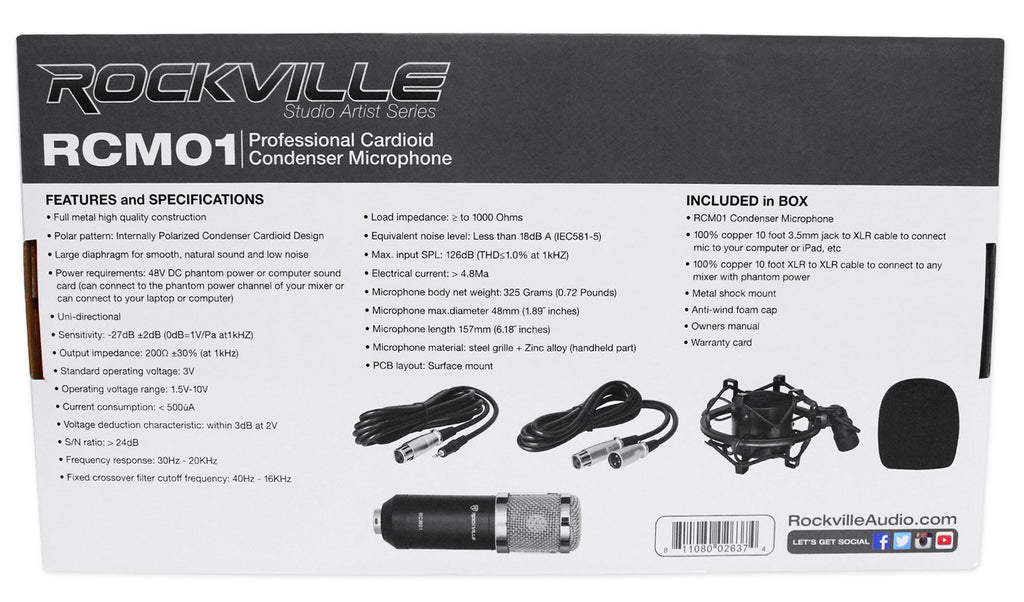 Condenser Mic with Shock Mount X825685