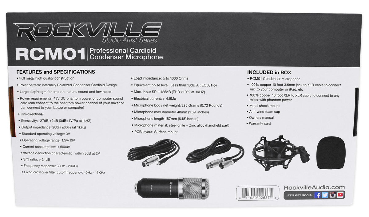 Condenser Mic with Shock Mount X825685
