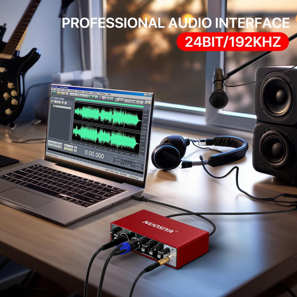 Red USB Audio Interface with 48V Phantom Power U178641