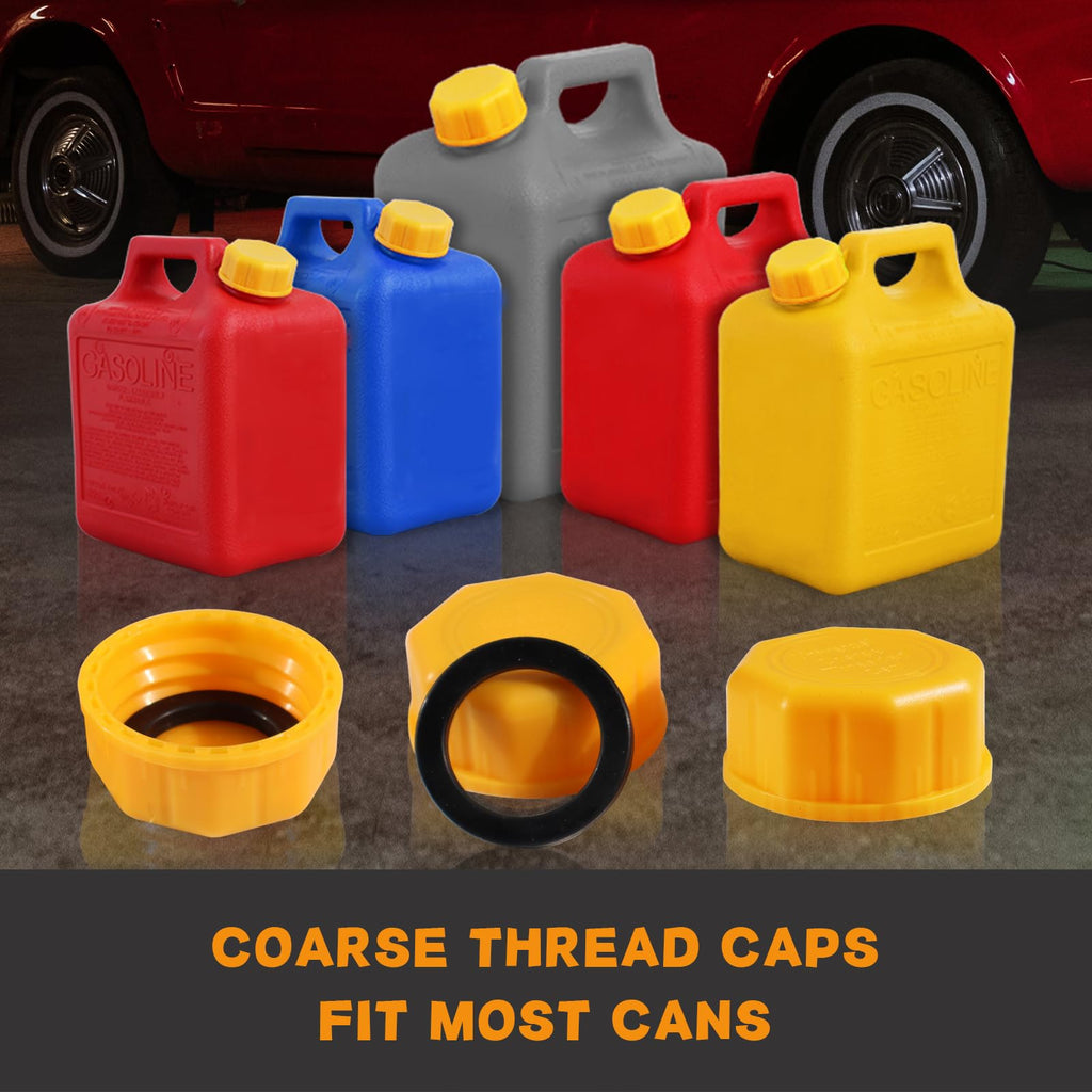 4 Pack 5 Gal Gas Can Replacement Caps C30209