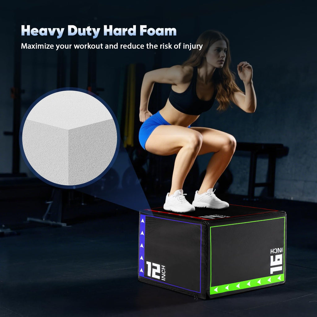 3 in 1 Foam Plyometric Jump Box B80916