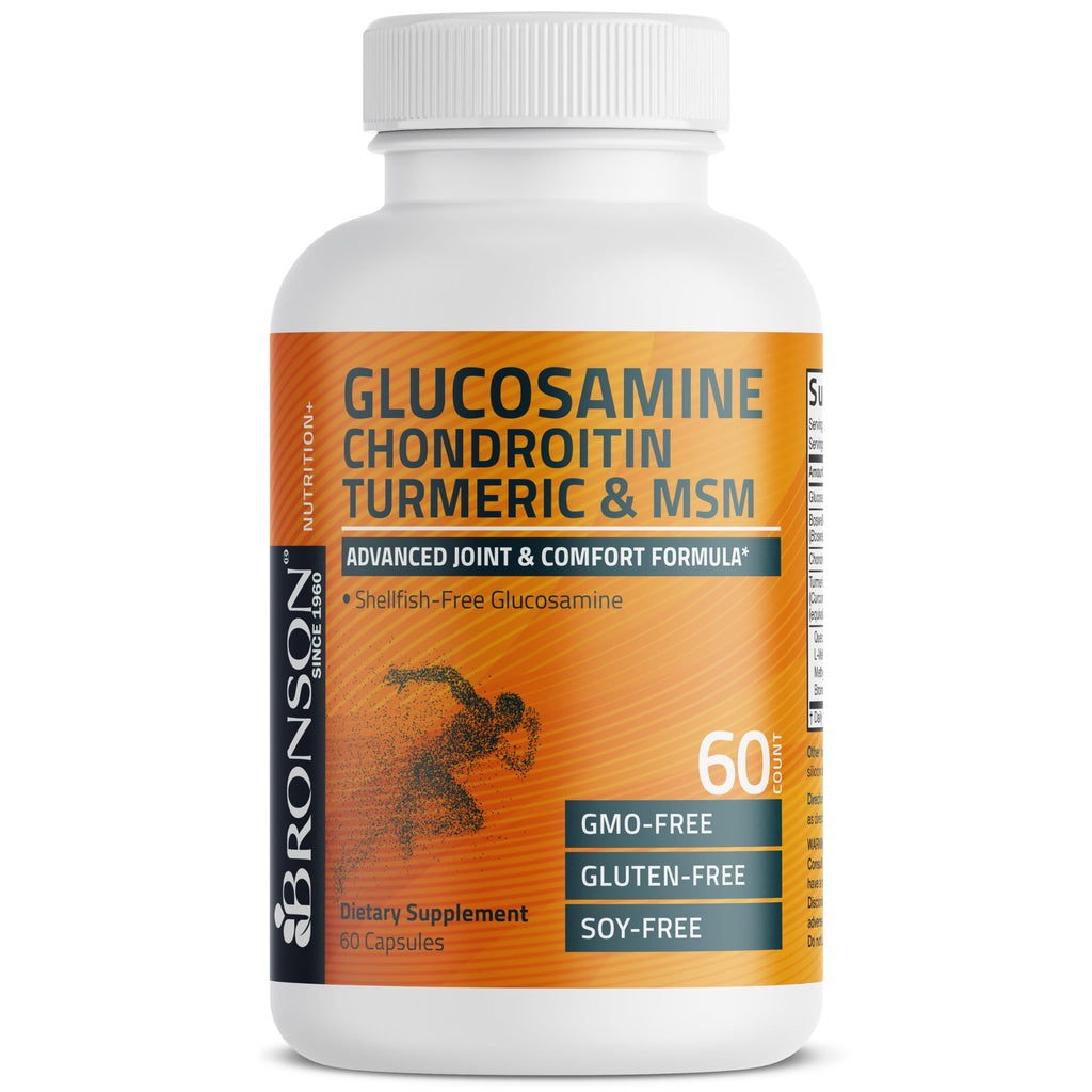 Glucosamine Chondroitin Turmeric & MSM Joint Support, 60 Capsules D194