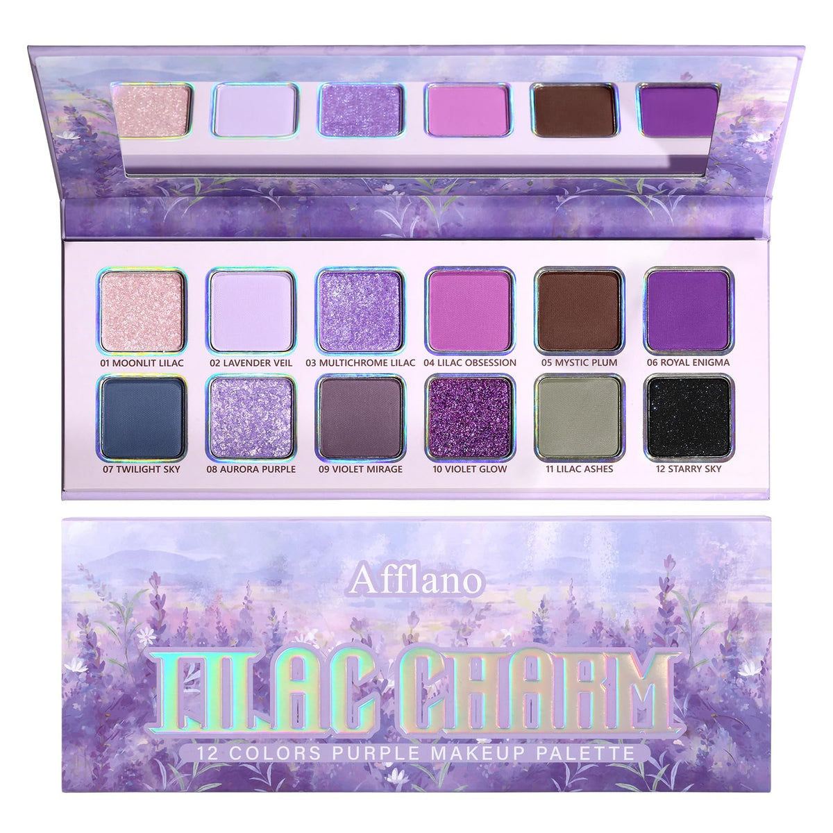 Pigmented Matte Shimmer Eyeshadow Palette V676