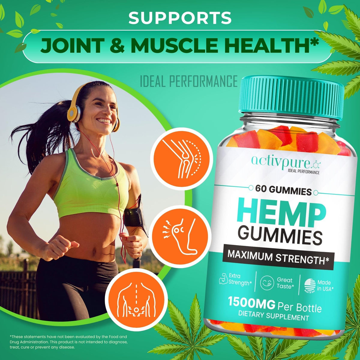 Hemp Gummies 60 Gummies C85320
