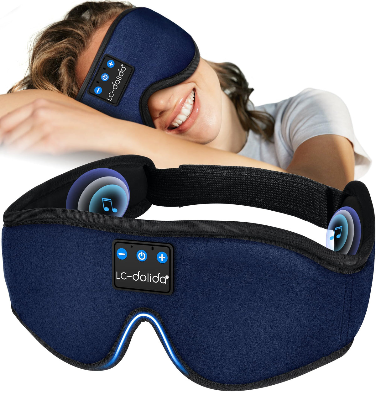 Sleep Mask with Bluetooth Headphones F241