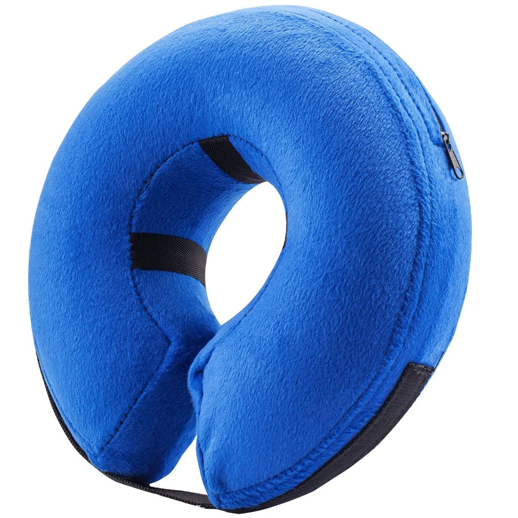 Inflatable Dog Cone Collar Alternative Large Blue T129907
