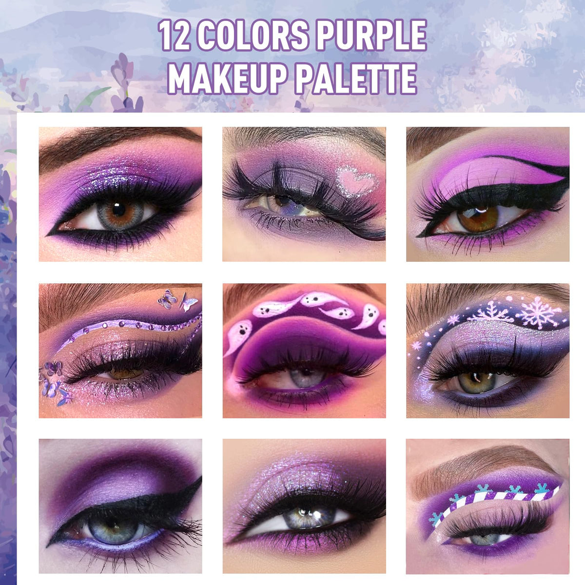 Pigmented Matte Shimmer Eyeshadow Palette V676