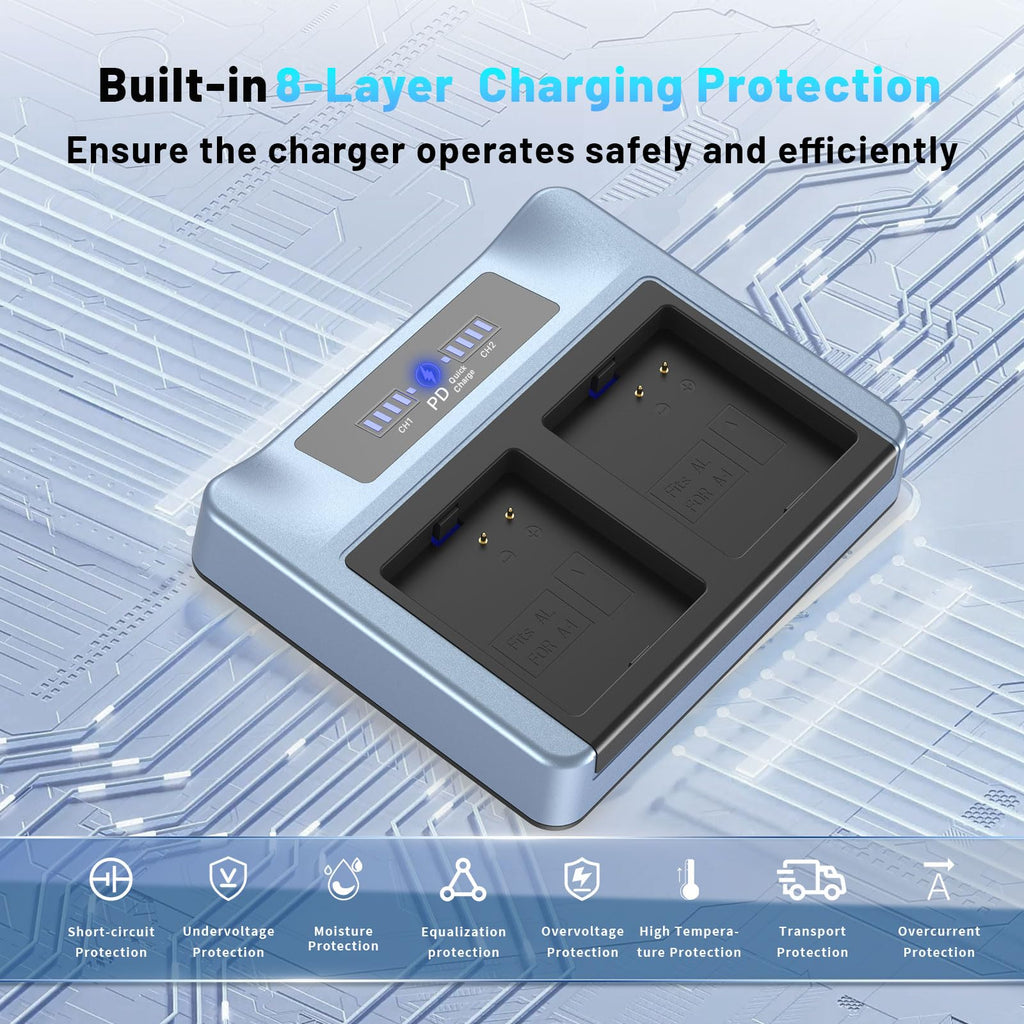 LCD Dual-Screen Display Charger Station for Arlo Pro/pro 2 Battery L330
