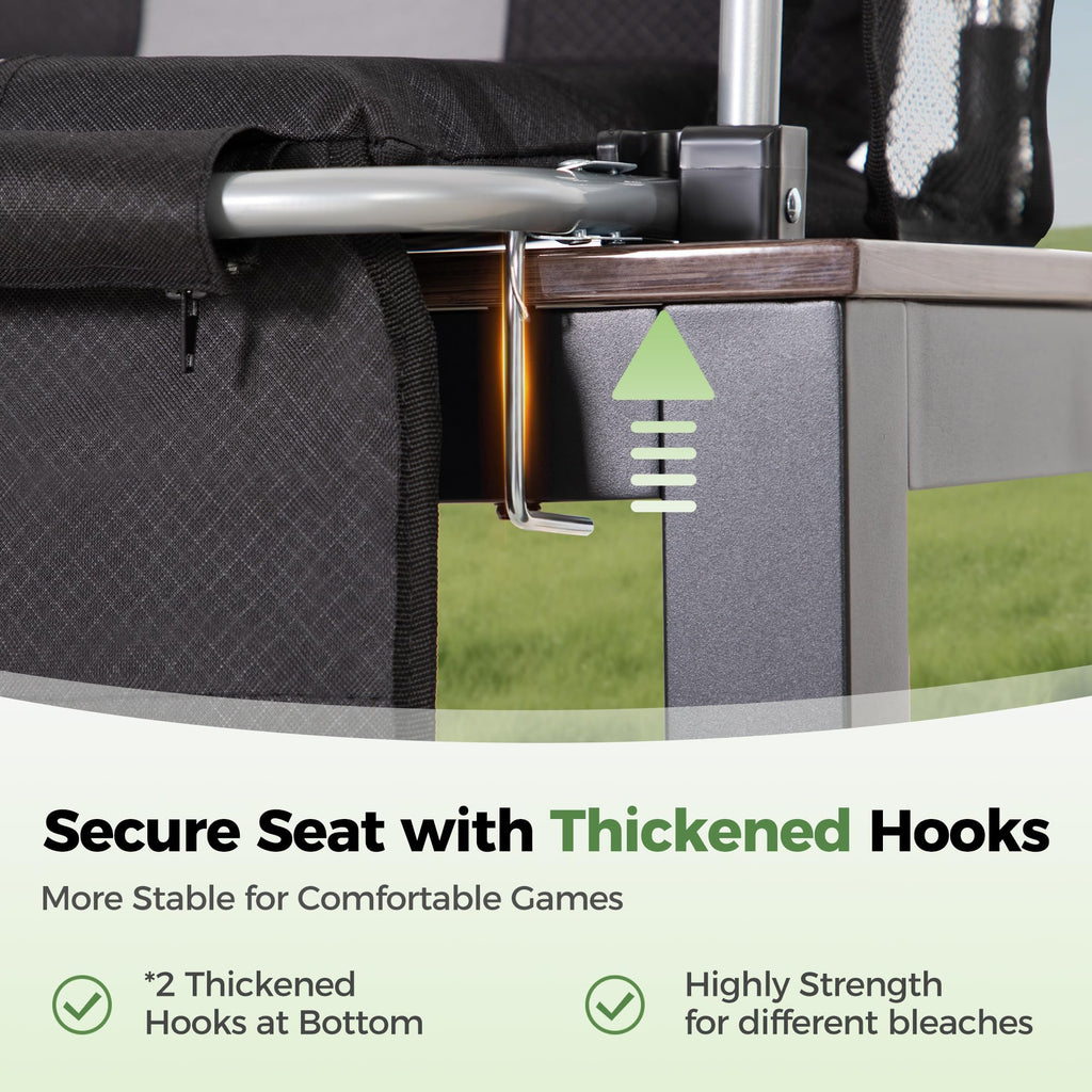 Portable Bleacher Chairs with Cushion K44113