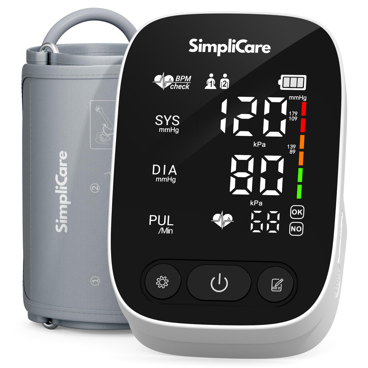 Blood Pressure Monitor with XL Cuff and LED Display G654