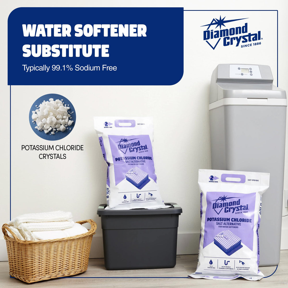 Potassium Chloride Salt Alternative 40 Pounds F4056