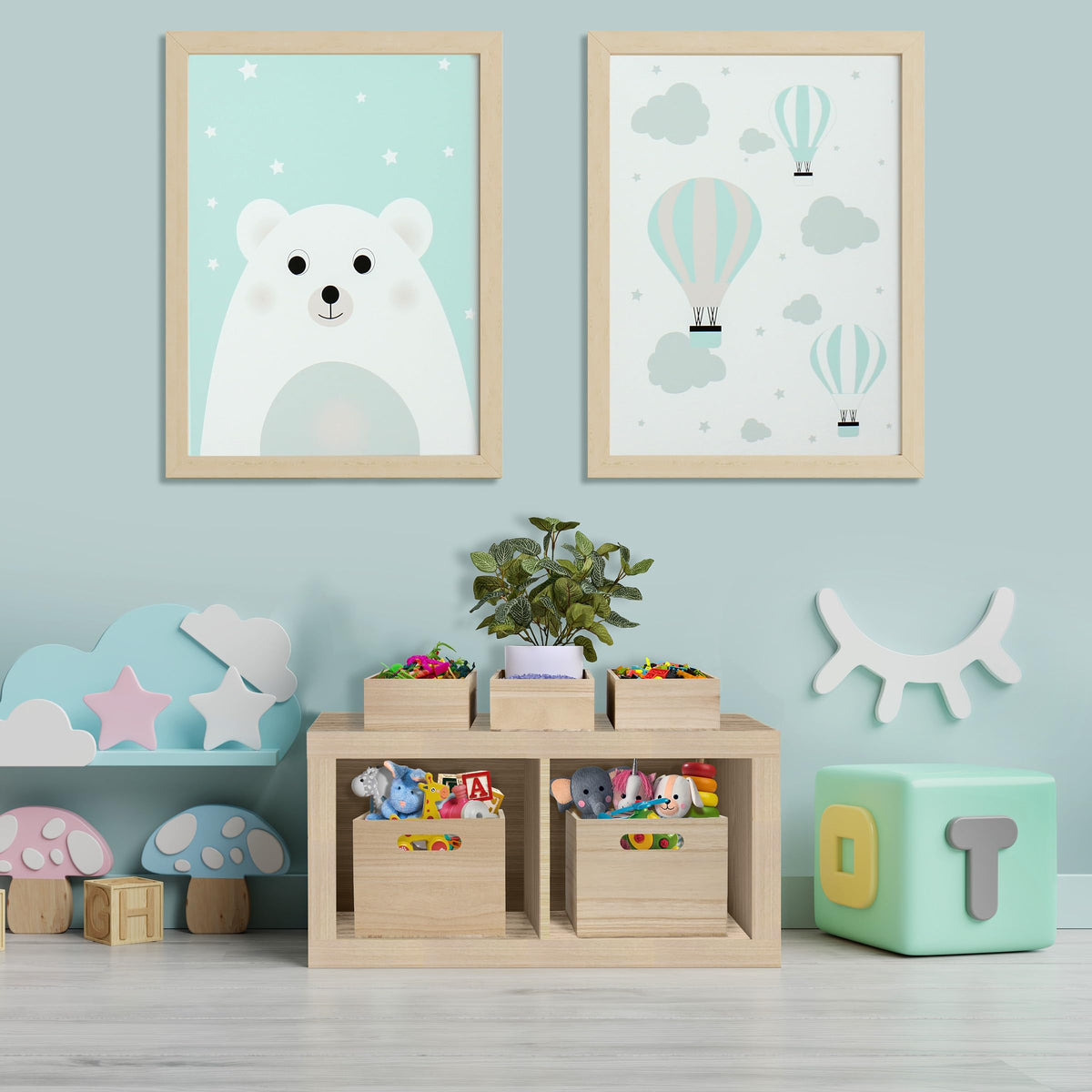 Unfinished Wooden Boxes 4 Pack U850236