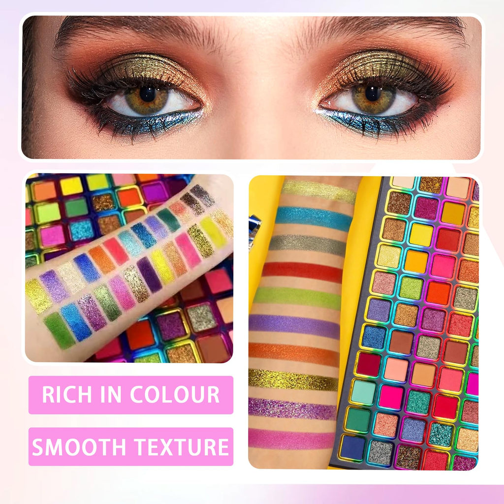 99 Colors Matte Glitter Eyeshadow Palette J91178