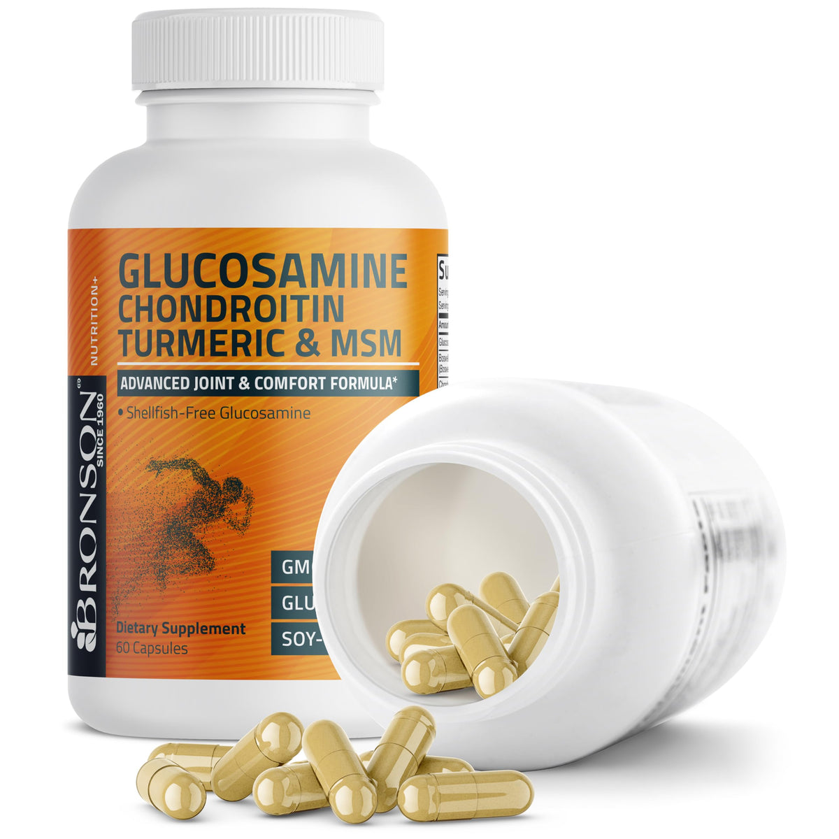 Glucosamine Chondroitin Turmeric & MSM Joint Support, 60 Capsules D194