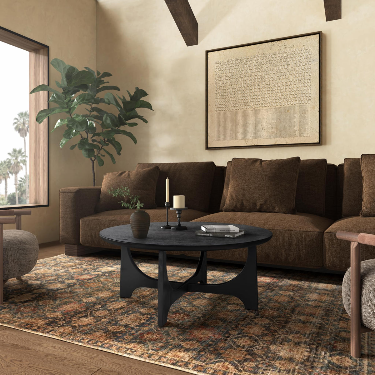 Black Wood Coffee Table S91333