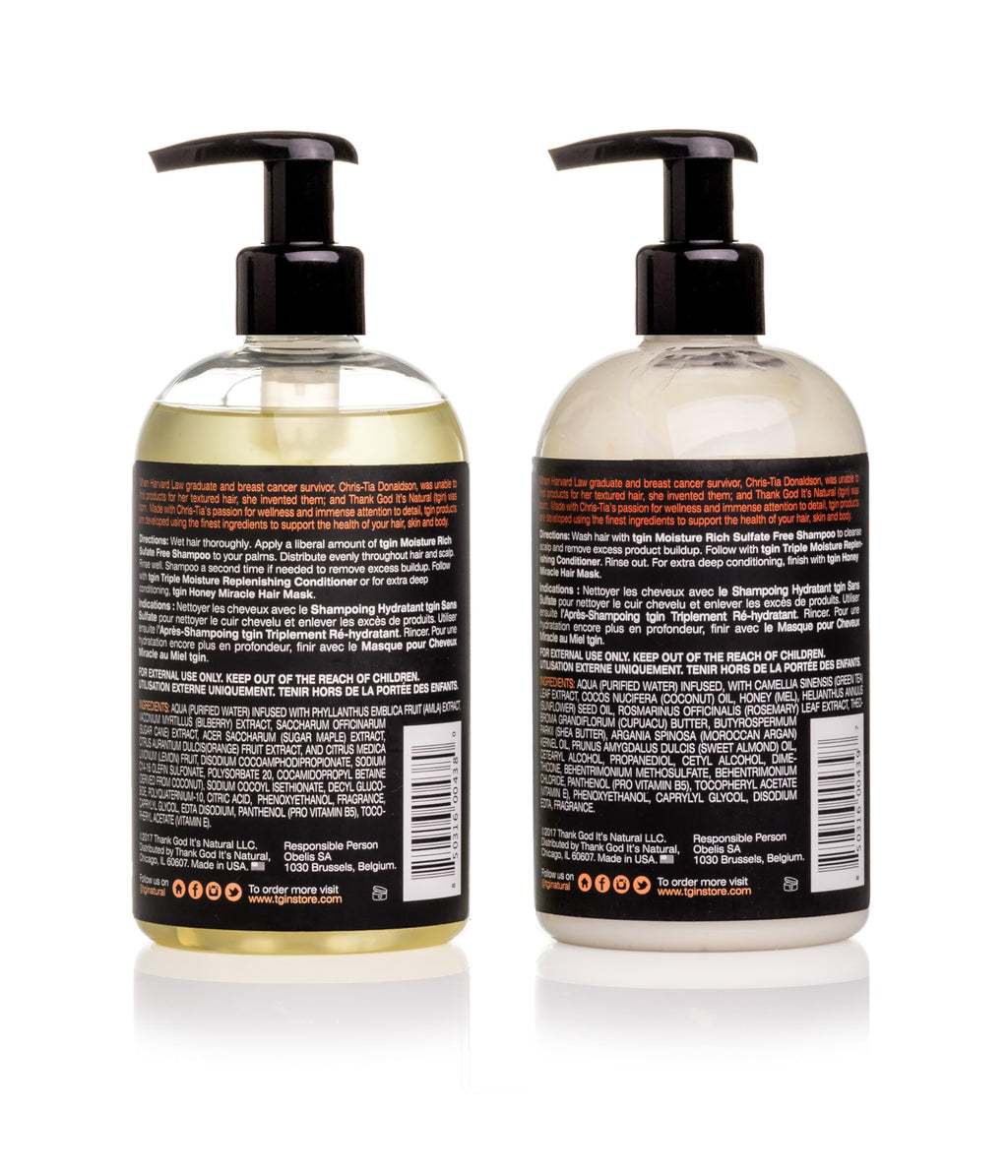 Sulfate Free Moisturizing Shampoo & Conditioner Duo 13 oz Set S86840