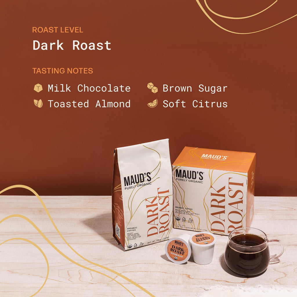Organic Low Acid Dark Roast Coffee Pods 16ct P7033
