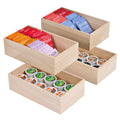 Unfinished Wooden Boxes 4 Pack U850236