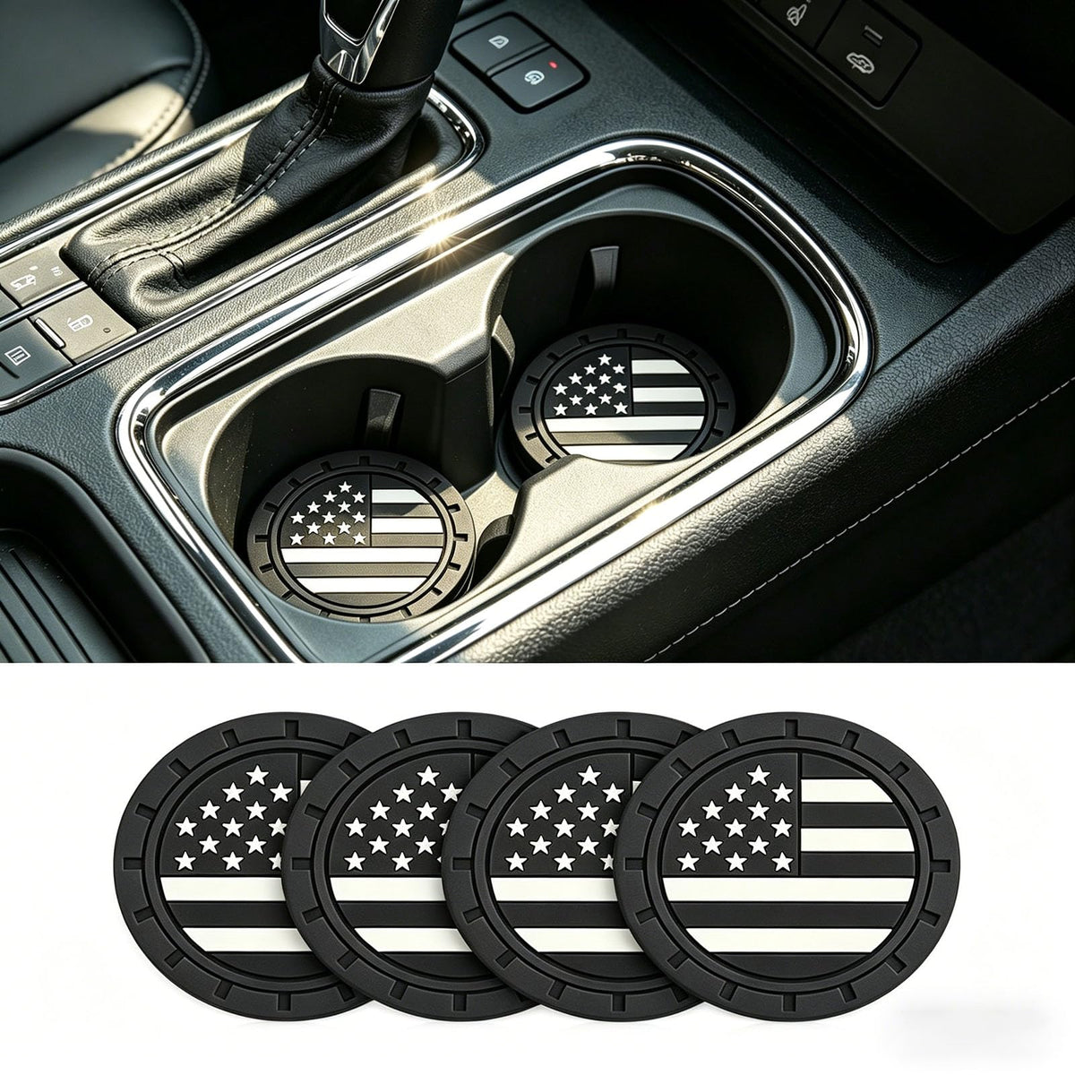 4 Pack Car Cup Holder Coaster H516