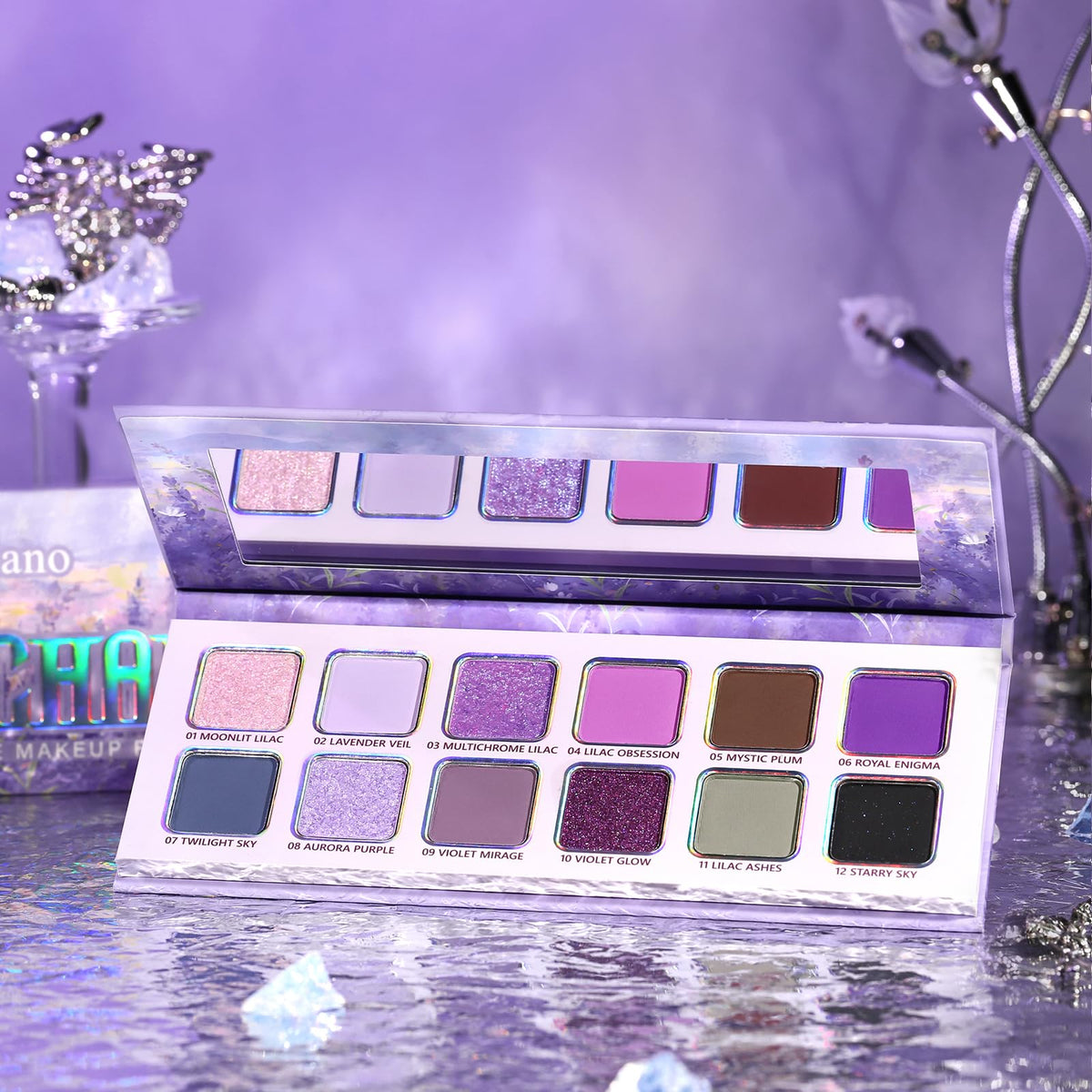 Pigmented Matte Shimmer Eyeshadow Palette V676