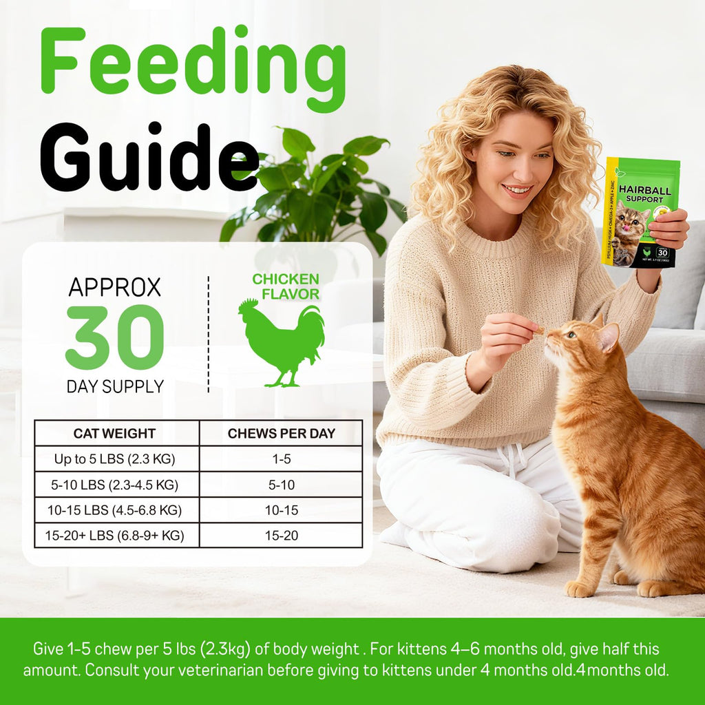 Chicken Flavor Hairball Treatment for Cats H171767