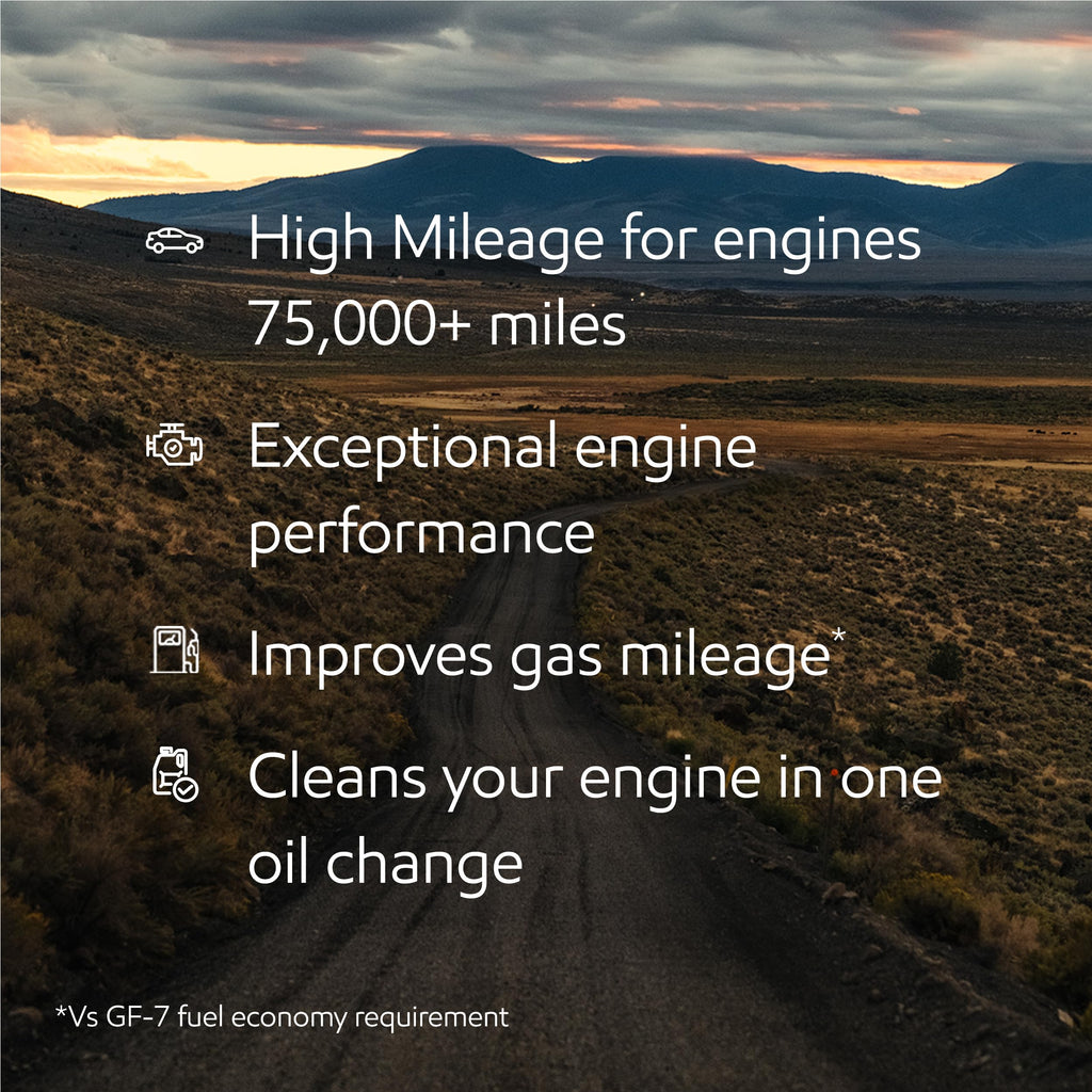 5W-30 Full Synthetic High Mileage Oil 6 Pack D393842