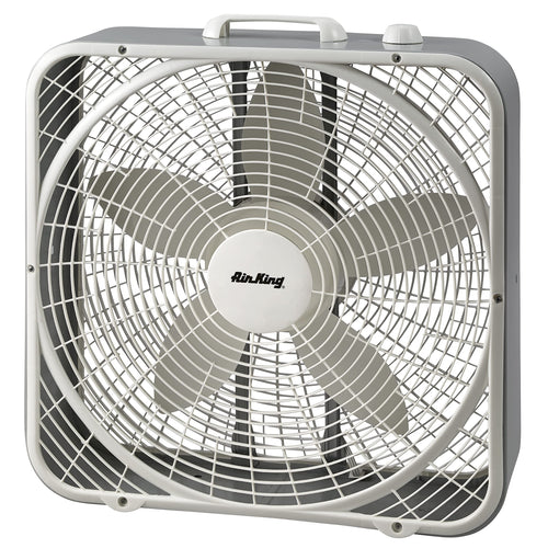 20-Inch 3-Speed Box Fan & 20x20x1 MERV 13 Pleated Air Filter 6 Pack Z45204